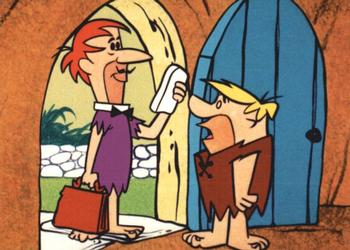 1994 Cardz Return of the Flintstones #16 Barney comes up a winner when his prose Front