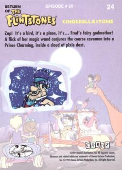 1994 Cardz Return of the Flintstones #24 Zap! It's a bird, it's a plane, it's... Back