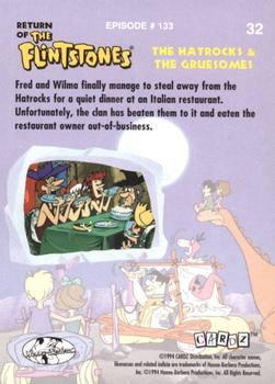 1994 Cardz Return of the Flintstones #32 Fred and Wilma finally manage to steal a Back