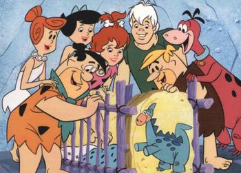1994 Cardz Return of the Flintstones #48 Everyone loves a baby, and two make for Front