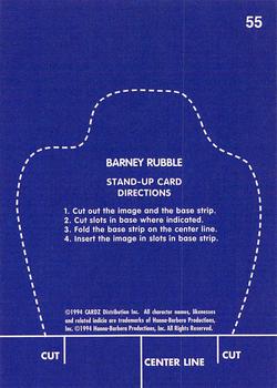 1994 Cardz Return of the Flintstones #55 Barney Rubble Back