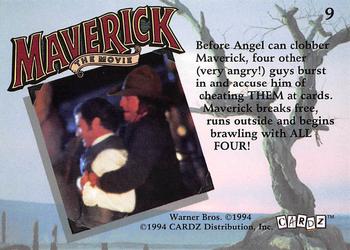 1994 Cardz Maverick Movie #9 Before Angel can clobber Back