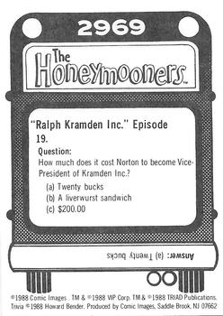 1988 Comic Images The Honeymooners #19 
