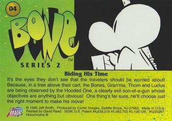 1995 Comic Images Bone Series 2 All-Chromium #4 Biding His Time Back