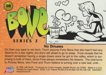 1995 Comic Images Bone Series 2 All-Chromium #8 No Dreams Back