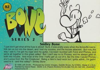 1995 Comic Images Bone Series 2 All-Chromium #82 Smiley Bone Back