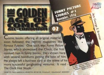 1995 Comic Images Golden Age of Comics #2 Funny Picture Stories #1 Back