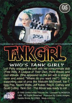 1995 Comic Images Tank Girl #5 Who's Tank Girl? Back