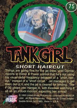 1995 Comic Images Tank Girl #75 Short Haircut Back