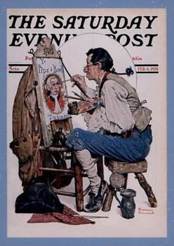 1995 Comic Images Norman Rockwell Series 2 #13 The Old Sign Painter Front