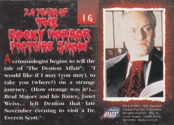 1995 Comic Images 20 Years of the Rocky Horror Picture Show #16 A criminologist begins to tell the tale of 