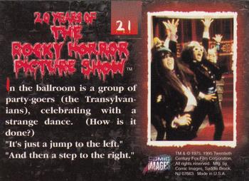 1995 Comic Images 20 Years of the Rocky Horror Picture Show #21 In the ballroom is a group of party-goers (the Back