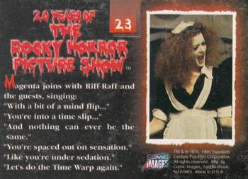 1995 Comic Images 20 Years of the Rocky Horror Picture Show #23 Magenta joins with Riff-Raff and the guests, s Back