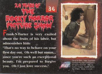 1995 Comic Images 20 Years of the Rocky Horror Picture Show #36 Frank-N-Furter is very excited about the fruit Back