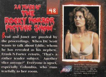 1995 Comic Images 20 Years of the Rocky Horror Picture Show #48 Brad and Janet are puzzled by the proceedings. Back