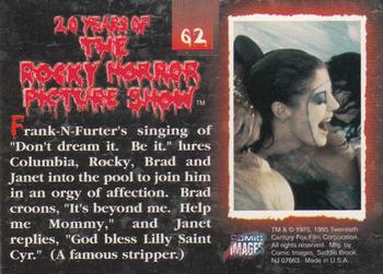 1995 Comic Images 20 Years of the Rocky Horror Picture Show #62 Frank-N-Furter's singing of 