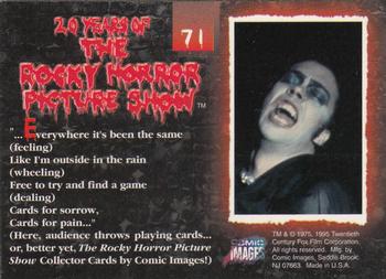 1995 Comic Images 20 Years of the Rocky Horror Picture Show #71 