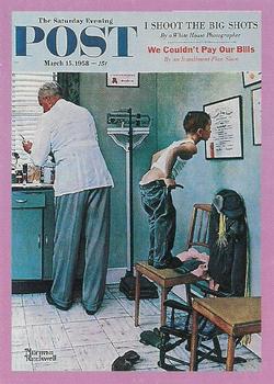 1993 Comic Images Norman Rockwell Saturday Evening Post #16 Doctor's Office Front