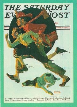 1993 Comic Images Norman Rockwell Saturday Evening Post #23 