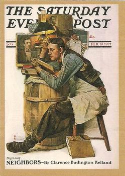 1993 Comic Images Norman Rockwell Saturday Evening Post #25 The Law Student Front