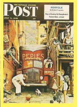 1993 Comic Images Norman Rockwell Saturday Evening Post #26 Traffic Conditions Front