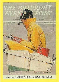 1993 Comic Images Norman Rockwell Saturday Evening Post #43 Sport Front
