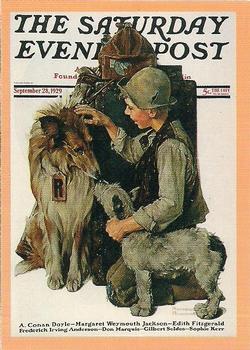 1993 Comic Images Norman Rockwell Saturday Evening Post #44 Making Friends Front