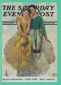 1993 Comic Images Norman Rockwell Saturday Evening Post #56 Young Love Front