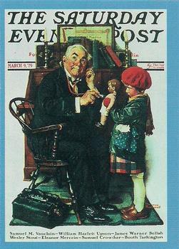 1993 Comic Images Norman Rockwell Saturday Evening Post #64 Doctor and Doll Front