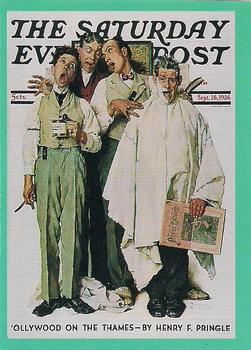 1993 Comic Images Norman Rockwell Saturday Evening Post #69 Barbershop Quartet Front