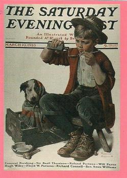 1993 Comic Images Norman Rockwell Saturday Evening Post #89 Bedside Manner Front