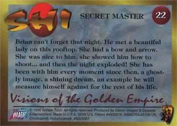 1996 Comic Images Shi Visions of the Golden Empire #22 Secret Master Back