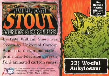 1996 Comic Images William Stout 3: Saurians and Sorcerers #22 Woeful Ankylosaur Back