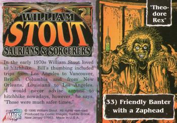 1996 Comic Images William Stout 3: Saurians and Sorcerers #33 Friendly Banter with a Zaphead Back