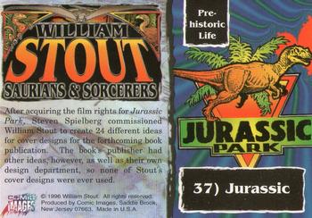 1996 Comic Images William Stout 3: Saurians and Sorcerers #37 Jurassic Back
