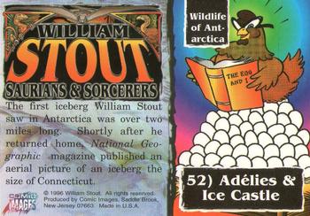 1996 Comic Images William Stout 3: Saurians and Sorcerers #52 Adélies & Ice Castle Back