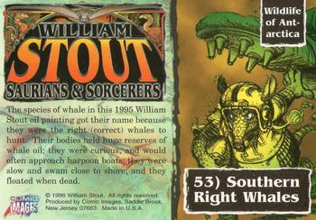1996 Comic Images William Stout 3: Saurians and Sorcerers #53 Southern Right Whales Back