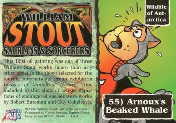 1996 Comic Images William Stout 3: Saurians and Sorcerers #55 Arnoux's Beaked Whale Back