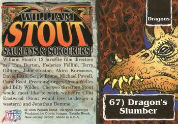 1996 Comic Images William Stout 3: Saurians and Sorcerers #67 Dragon's Slumber Back