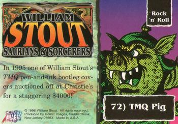 1996 Comic Images William Stout 3: Saurians and Sorcerers #72 TMQ Pig Back