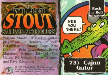 1996 Comic Images William Stout 3: Saurians and Sorcerers #73 Cajun Gator Back