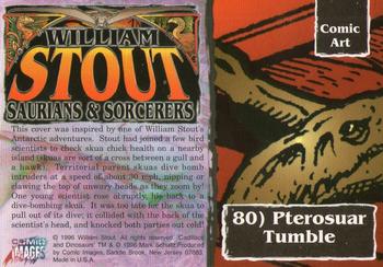 1996 Comic Images William Stout 3: Saurians and Sorcerers #80 Pterosuar Tumble Back