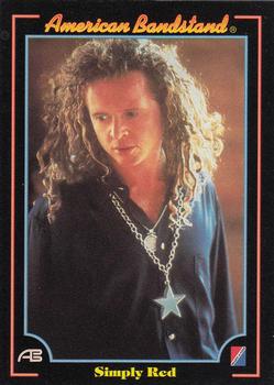 1993 Collect-A-Card American Bandstand #27 Simply Red Front