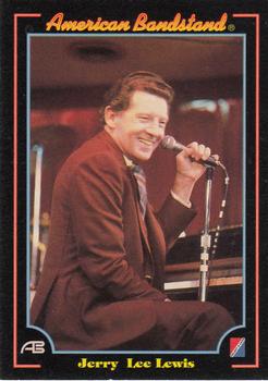 1993 Collect-A-Card American Bandstand #7 Jerry Lee Lewis Front