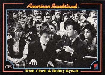 1993 Collect-A-Card American Bandstand #92 Dick Clark / Bobby Rydell Front