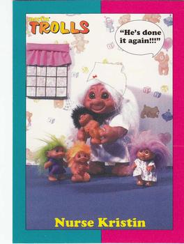 1993 Collect-A-Card Norfin Trolls #22 Nurse Kristin Front