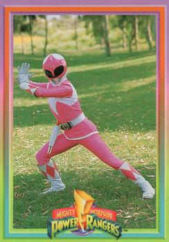 1994 Collect-A-Card Mighty Morphin Power Rangers (Walmart) #27 The Pink Ranger Front