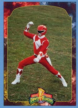 1994 Collect-A-Card Mighty Morphin Power Rangers (Walmart) #117 The Red Ranger Front