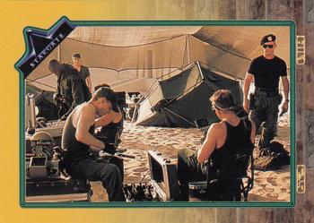 1994 Collect-A-Card Stargate #24 Base Camp Front
