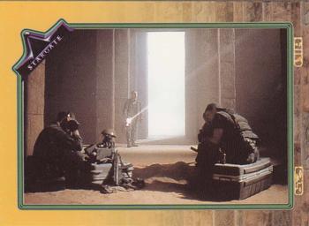 1994 Collect-A-Card Stargate #42 Taking Cover Front